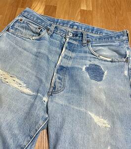 雰囲気◎ 70's vintage Levi's 501 66後期 デニムパンツ USA製 W34 ヴィンテージ オリジナル 78年製 古着