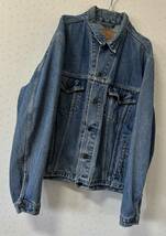 希少 90's vintage euro Levi's 70503 オーバーサイズ デニムジャケット ヴィンテージ オリジナル 90年製 古着 made in TUNISIA_画像1