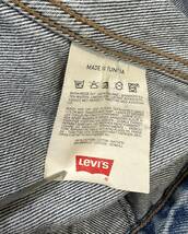 希少 90's vintage euro Levi's 70503 オーバーサイズ デニムジャケット ヴィンテージ オリジナル 90年製 古着 made in TUNISIA_画像5