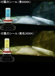 PHILIPS　LED　チップ H4　バイク　Hi Lo LED　ヘッドライト 6000lm ルーメン 3000K 6500K 8000K 車検対応