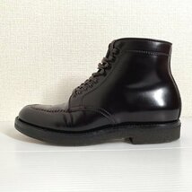 【7D(約25cm) 未使用品】Alden オールデン 4540H コードバン TANKER BOOT タンカーブーツ バーガンディ ミリタリーラスト_画像4