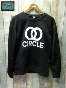 [y4878] стоимость доставки 520 иен ~ новый товар *paroti-* Chanel способ *CIRCLE футболка [L] обратная сторона ворсистый * поиск унисекс для мужчин и женщин Uni -k смешанные товары 