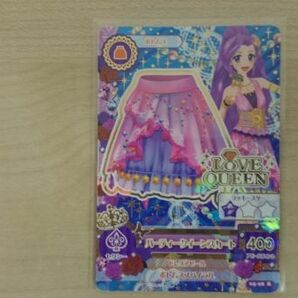 アイカツ 2013 5弾 レア パーティークイーンスカート 美月の画像1