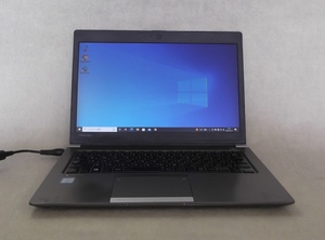 ノートパソコン Toshiba Dynabook R63/B (Office 2021 Pro Plus インストール)