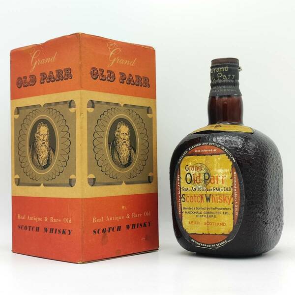 【全国送料無料】Grand Old Parr REAL ANTIQUE AND RARE OLD Scotch Whisky　約43度　約750ml【オールドパー ティンキャップ】