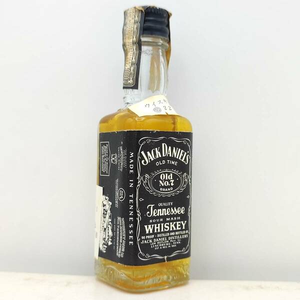 【全国送料無料】特級 JACK DANIEL'S OLD TIME Old No.7 BRAND 90PROOF Tennessee WHISKEY　45度　48ml【ジャックダニエル】