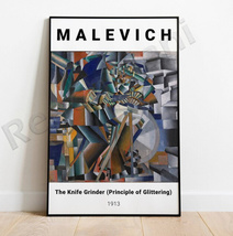 G2610 カジミール・マレーヴィチ Kazimir Malevich キャンバスアートポスター 50×70cm イラスト インテリア 雑貨 海外製 枠なし F_画像1