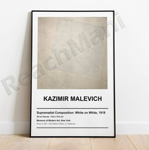 G2612 カジミール・マレーヴィチ Kazimir Malevich キャンバスアートポスター 50×70cm イラスト インテリア 雑貨 海外製 枠なし H_画像1