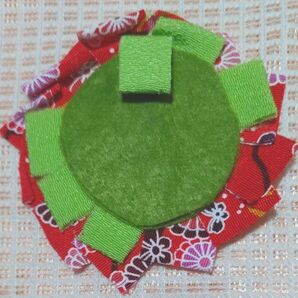 和風ロゼット ハンドメイド