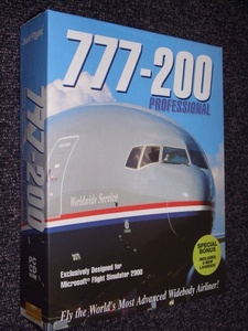 ◆777-200 PROFESSIONAL/Just Flight◆MS Flight Simulator2000アドオン very good-condition