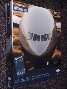 *FD 2000 / WORLDAIR SIMULATION*MS Flight Simulator 2000 Ad on * unopened goods factory-sealed