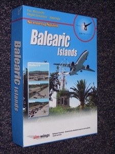 ◆Balearic Islands: Scenery Spain / aerosoft◆MS Flight Simulator 2000 & 2002アドオン◆美品near mint