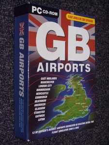 ◆GB AIRPORTS / Just Flight◆MS Flight Simulator 2002アドオン◆美品 near mint