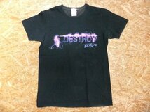 【送料無料】 シンゴジラ DESTROY TOKYO 特撮 映画 庵野秀明 転写ロゴ 半袖Tシャツ 黒 サイズM メンズ ムービーグッズ_画像1