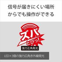 送料無料★ソニー テレビリモコン RM-PZ3D : 防滴対応 ホワイト RM-PZ3D W_画像2