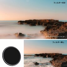 送料無料★K&F Concept 82mm 可変NDフィルター ND2-ND400専用フィルターキャップ付属 18層コーティング_画像6