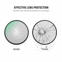 送料無料★NEEWER 67mm レンズフィルター 9H高硬度強化 超薄型保護フィルター 30層ナノコーティング_画像2
