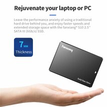 送料無料★Fanxiang S101 SSD SATA III 2.5インチ内蔵ソリッドステートドライブ (128GB)_画像7