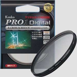 送料無料★Kenko カメラ用フィルター PRO1D R-クロススクリーン (W) 72mm クロス効果用 721636