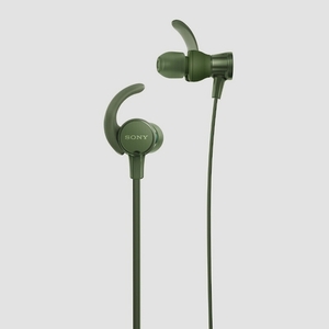  бесплатная доставка * Sony слуховай аппарат бас модель MDR-XB510AS : водонепроницаемый / спорт предназначенный дистанционный пульт * Mike имеется ( зеленый )