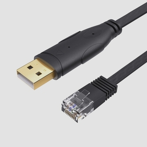 送料無料★コンソールケーブル CableCreation 1.8m FTDI-FT232RL USB-RJ45シリアルケーブル