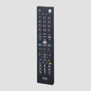 送料無料★エルパ テレビリモコン 三菱用 (RC-TV019MI) テレビ リモコン 汎用/設定不要 ブラック