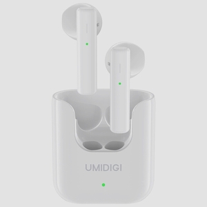 送料無料★UMIDIGI AirBudsU ワイヤレスイヤフォン Bluetooth 内蔵マイク IPX5（セラミックホワイト）