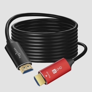 送料無料★ファイバー HDMI ケーブル 高速HDMI 2.1 光 ファイバーコード 48Gbps 8K 30M