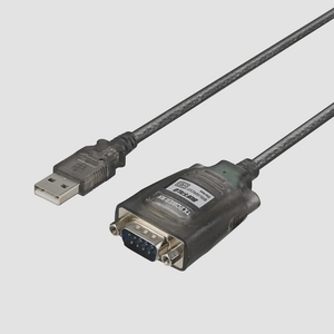 送料無料★バッファロー USBシリアル変換ケーブル ブラックスケルトン 1m BSUSRC0710BS/N