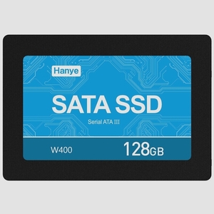  free shipping *Hanye built-in SSD 128GB 3D NAND SATAIII 6Gb/s aluminium case W400-128G