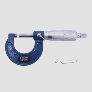  free shipping *HFS(R) outside micrometer 0-25mm 0.01mm blade micro meter storage case attaching 