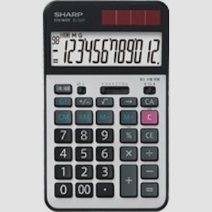  free shipping * sharp EL-G37 school for calculator 12 column . strike . function (2 key roll over )