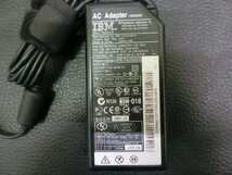 IBM パソコン PC ACアダプター 型式: 02K6810 差込外径: 5.5mm 入力: 100/240V 出力: 16V/3.5A コンセント: 2極 管理No.05715_画像3