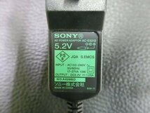 SONY(ソニー) アダプター 型式:AC-E5212 差込外径:4mm 入力:100-240V 17-27VA 10W 出力:5.2V/1.25A コンセント: 2極 管理No.05986_画像5