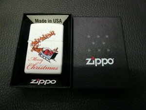 未使用 デッドストック ジッポー ジッポーエンブレム (ZIPPO 214 PLANETA-MERRY CHRISTMAS) 2016年式 ケース刻印: D 16 管理No.34689