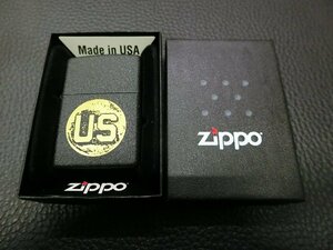 未使用 デッドストック ジッポー 結晶塗装 シンプル (ZIPPO 236 MILITARY BRASS) 2016年式 ケース刻印: C 16 管理No.34691