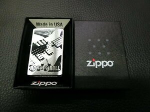 未使用 デッドストック ジッポー ロックンロール ギター (ZIPPO 200 PLANETA ROCK AND ROLL) 2016年式 ケース刻印: C 16 管理No.34705