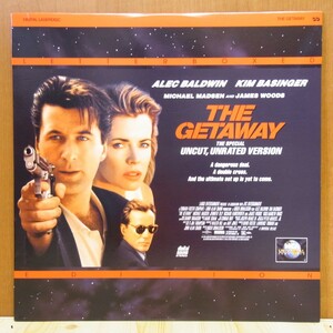  foreign record LD THE GETAWAY movie English version laser disk control N2304
