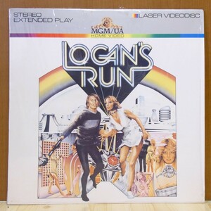 foreign record LD LOGAN'S RUN movie English version laser disk control N2320