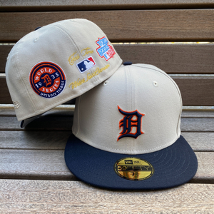 USA限定【7.1/2】Newera ニューエラ 59FIFTY デトロイト タイガース Detroit Tigers メジャーリーグ OffCampus オートミール MLB (10-7)