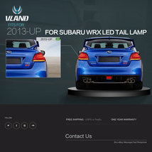 LED テールライト WRX STI S4 VAB VAF VAG スバル シーケンシャルウィンカー レッド VLAND_画像8