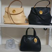 1円スタート～[おまとめ]Christian Dior クリスチャン・ディオール●カモフラ●PVC カーフ レザー 本革●ハンド バッグ ●美品 3点セット_画像1