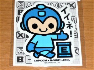 ◆ロックマン ステッカー◆イイネ！ E缶◆B-SIDE LABEL◆カプコン◆