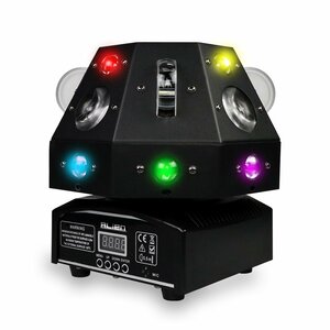 PYD573★エアンイリ Alien 4 in 1 dmxrgbwy LED モバッド ビームイル ヘ ィスコポイント デ レーザー 照明 DJ ダンス ステージ 照明効果