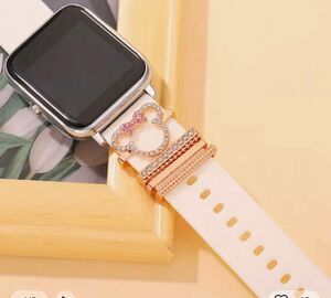 Apple Watchバンドチャーム ミッキー ミニー ディズニー ベルト 金色 ゴールド