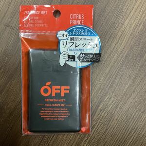 MEN`Sエステ柑橘王子　フレグランスミストS カードタイプ瞬間スマートリフレッシュ携帯用