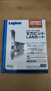 Logitec　32bit　PCIバス対応　ギガビットLANボード　ロープロファイルPCIブラケット添付　LAN-GTJ/PCI