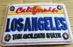  four angle * new goods Los Angeles Los Angeles America embroidery badge * automobile number plate # military US fashion # Western-style clothes * clothes * clothing DIY