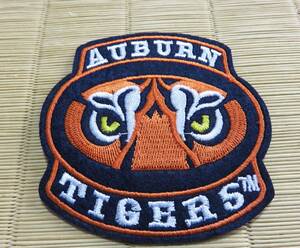 ...AU# оранжевый темно синий * новый товар Auburn Tigers красно-коричневый * Tiger s красно-коричневый университет вышивка нашивка супер изящный *NFL America спорт * американский футбол *DIY