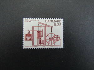 ★　【デンマークの切手】　「蒸汽機」　1990年（平成２年）発行　希少　★